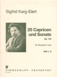 25 Caprices and Sonata, Op. 153, Volume 1 - Saxophone