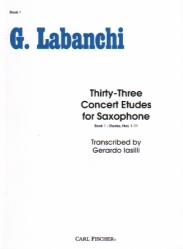 33 Concert Etudes, Book 1 - Saxophone