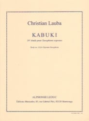 Etude No. 16: Kabuki - Soprano Sax Unaccompanied