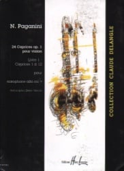 24 Caprices, Op. 1, Volume 1 - Alto Sax Unaccompanied