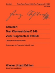 3 Klavierstucke, D. 946 and 2 Fragmente, D. 916B/C - Piano