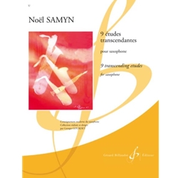 9 Etudes Transcendantes - Saxophone