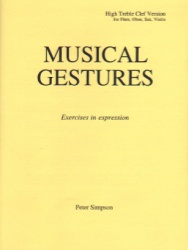 Musical Gestures - Saxophone (or Flute, Oboe, or Violin)