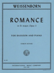 Romance in E-flat Major Op. 3 - Bassoon and Piano