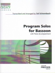 Program Solos - Bassoon and Piano