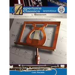 Repertoire Classics - Bassoon and Piano (Book/Audio)
