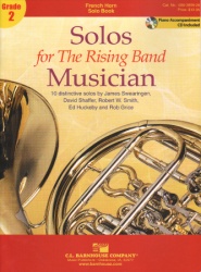 Solos for the Rising Band Musician, Grade 2 (Bk/CD) - Horn Part
