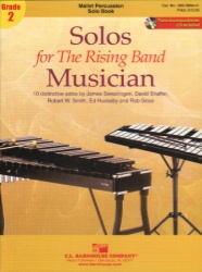 Solos for the Rising Band Musician, Grade 2 (Bk/CD) - Mallet Percussion