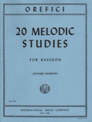 20 Melodic Studies - Bassoon