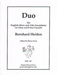 Duo - English Horn and Alto Sax