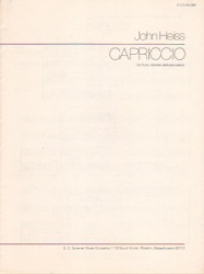 Capriccio - Flute, Clarinet, and Percussion (Score)
