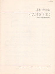 Capriccio - Flute, Clarinet, and Percussion (Score)