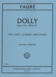 Dolly, Op. 56 - Flute, Clarinet, and Piano