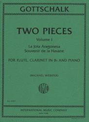 2 Pieces, Vol.1 - Flute, Clarinet, and Piano