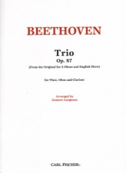 Trio, Op. 87 - Flute, Oboe, and Clarinet