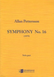 Symphony No. 16  - Alto Sax and Orchestra (Alto Sax Part Only)