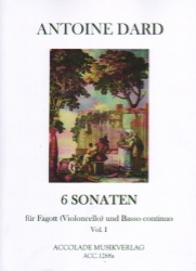 6 Sonatas, Volume 1 - Bassoon (or Cello) and Piano