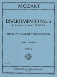 Divertimento No. 5 in C Major, K. 439b - Flute, Clarinet, and Bassoon