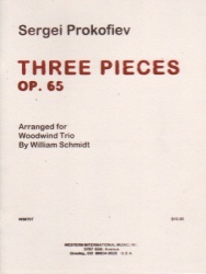 3 Pieces, Op. 65 - Clarinet, Horn, and Bassoon
