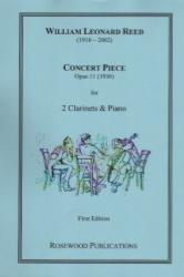 Concert Piece, Op. 11 - Clarinet Duet and Piano