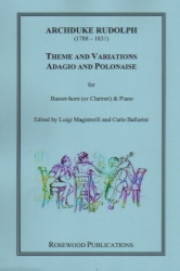 Theme and Variations, Adagio and Polonaise - Bassett Horn (or Clarinet) and Piano