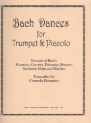 Bach Dances for Trumpet  - Trumpet Unaccompanied