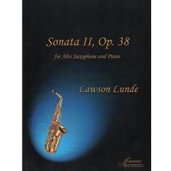 Sonata No. 2, Op. 38 - Alto Sax and Piano