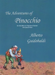 Adventures of Pinocchio - Bass (or Soprano) Clarinet Unaccompanied (with optional Piano)