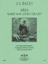 Sheep May Safely Graze - 2 Oboes, English Horn, and Bassoon