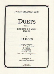 Duets, BWV 996 - Oboe Duet