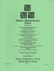Medici Masterworks Solos,Vol. 2 - Tenor Sax and Piano