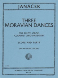 3 Moravian Dances - Flute, Oboe, Clarinet, and Bassoon