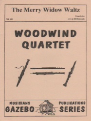 Merry Widow Waltz - Flute, Oboe, Clarinet, and Bassoon (or Bass Clarinet)