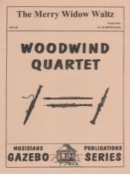 Merry Widow Waltz - Flute, Oboe, Clarinet, and Bassoon (or Bass Clarinet)