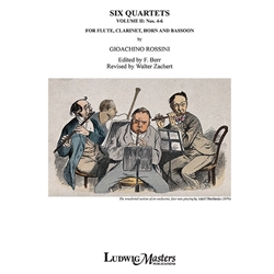 6 Quartets, Volume 2: Nos. 4-6 - Flute, Clarinet, Horn, and Bassoon