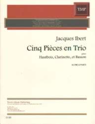 5 Pieces en Trio - Oboe, Clarinet, and Bassoon