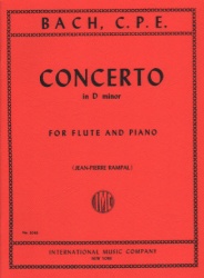 Concerto in D Minor, Wq. 22 - Flute and Piano