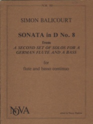 Sonata in D Major, No. 8 - Flute and Piano
