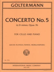 Concerto No. 5 in D Minor, Op. 76 - Cello and Piano