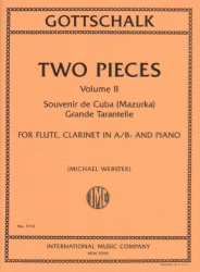 2 Pieces, Vol. 2 - Flute, Clarinet, and Piano