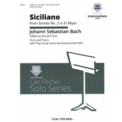 Siciliano (from Sonata No. 2 in E-flat Major) - Flute and Piano