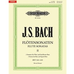 Sonatas, Vol. 2, BWV 1033-1035 - Flute (or Violin) and Piano