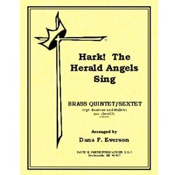 Hark! The Herald Angels Sing - Brass Quintet/Sextet