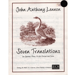 7 Translations - Soprano, Clarinet, Violin, and Piano