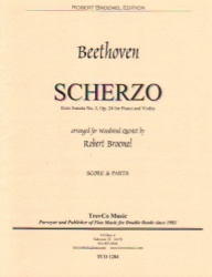 Scherzo from Sonata No. 5, Op. 24 - Woodwind Quintet
