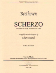 Scherzo from Sonata No. 5, Op. 24 - Woodwind Quintet