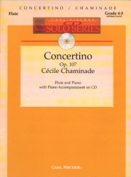 Concertino Op. 107 - Flute and Piano (with CD)