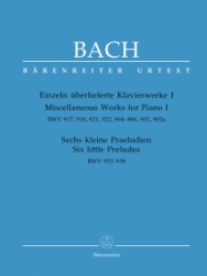 Miscellanious Works for Piano, Book 1
