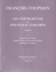 Les Gouts Reunis ou Nouveaux Concerts, Vol. 1 - Flute (or Oboe or Violin) and Piano