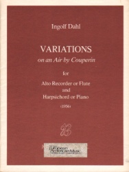 Variations on an Air by Couperin - Flute and Piano